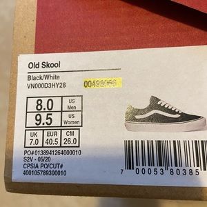 Old Skool black/white vans